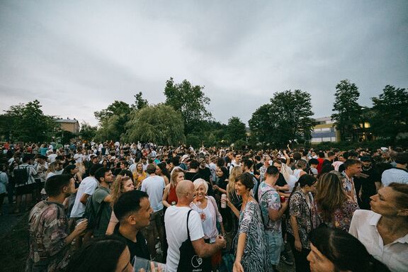 Ljubljana crowd at Praznik glasbe 2022