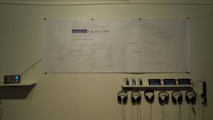 <i>Radio Arts Space</i> exhibition by <!--LINK'" 0:420--> featuring 46 artworks of sound and radio art selected by seven curators, <!--LINK'" 0:421-->, 2011