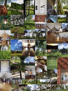 Collage of the Krušče Creative Artist Centre.