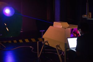 Dan Adlešič's installation <i>Syntrop</i> at <!--LINK'" 0:717-->, 2018.