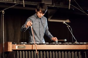 Japanese vibraphonist Masayoshi Fujita performing at <!--LINK'" 0:925--> in the context of Sonica Classics concert series, 2016