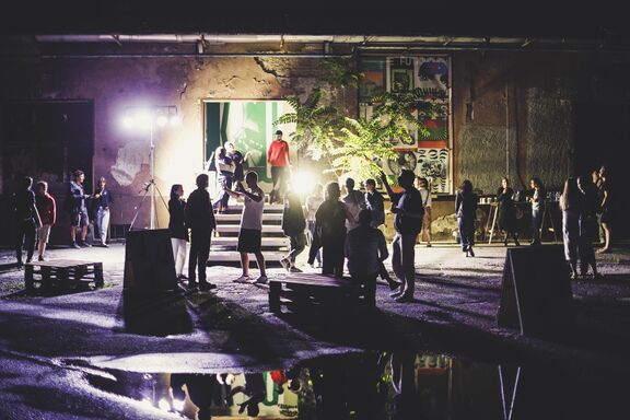 Closing days of the 8th International Triennial Ecology and Art EKO at the former MTT textile factory in Maribor, 2021.