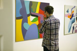 Andrej Jemec's <i>Geometry And Handwriting</i>, <!--LINK'" 0:953-->, Ljubljana, 2014.