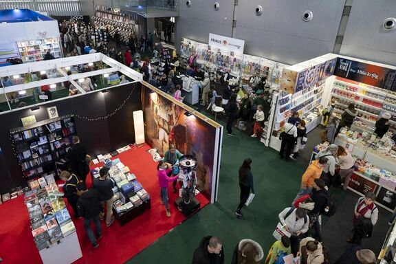 Readers visiting the Slovene Book Fair at Ljubljana Exhibition and Convention Centre in 2024.