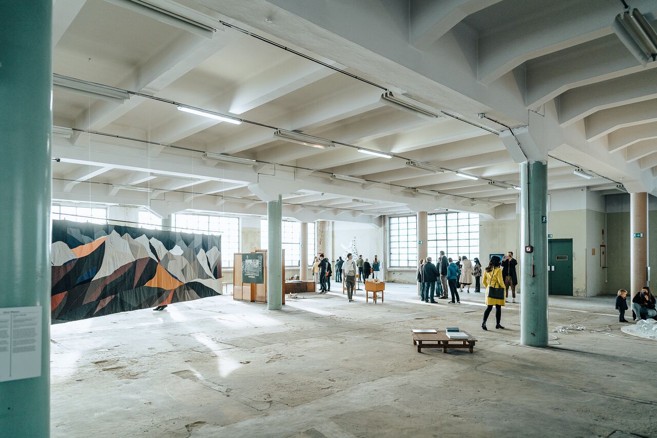 Opening of the exhibition A Letter to the Future at the former MTT textile factory in Maribor, 8th EKO 2021.