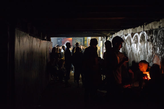 Sonica International Festival of Transitory Art at Tovarna Rog, 2016.