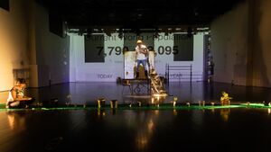 Performance <i>Trans-Plant</i> by Luka Martin Škof and Nika Švab at <!--LINK'" 0:652-->, 2020. Author: Nada Žgank