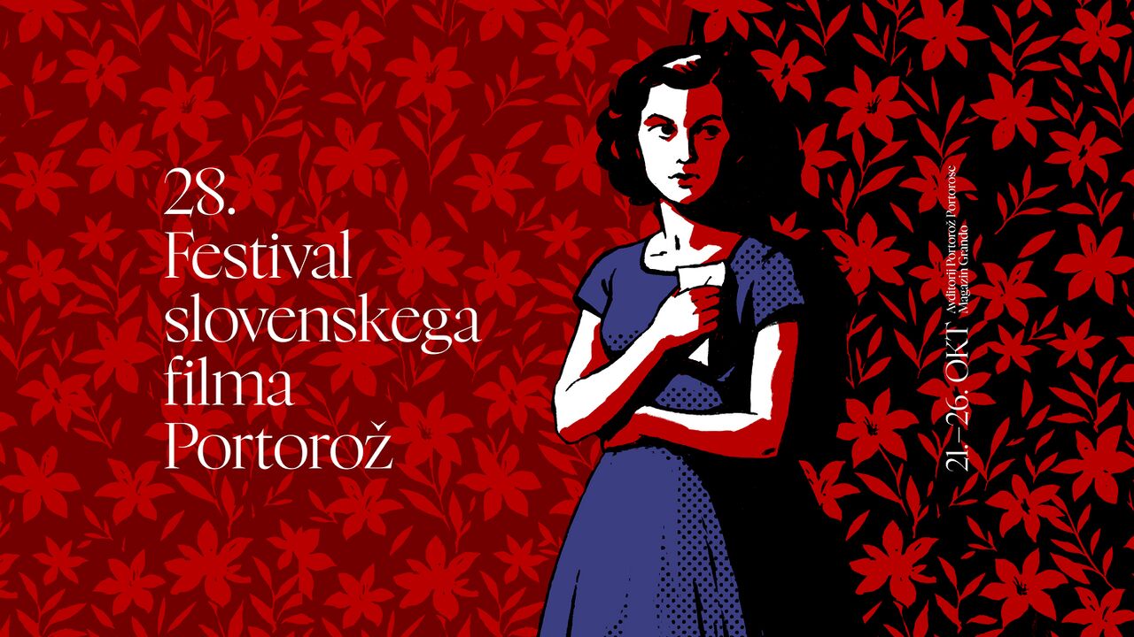 A banner of the 2025 Festival of Slovenian film edition.