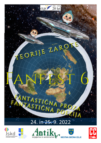 The poster of the Fanfest, Festival of Fantasy Literature 2022.