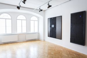 Bogdan Borčić's paintings at <!--LINK'" 0:276--> in Slovenj Gradec, 2019.