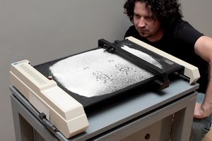<i>Nanoplotter</i> by <!--LINK'" 0:839--> at the <i>U3</i>, Museum of Modern Art, Ljubljana, 2010