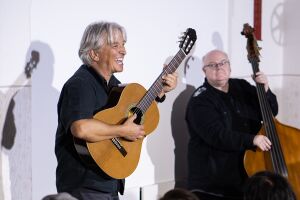 Concert by the popular Slovenian artist, singer-songwriter, musician, and actor <!--LINK'" 0:704--> at the <!--LINK'" 0:705-->, <!--LINK'" 0:706--> 2022. Author: Peter Žagar