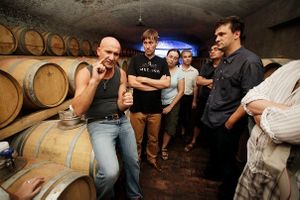A comprehensive multilingual volume of the participants' poetry and a special festival bottling of vintage wines accompanies each festival. Wine tasting, <!--LINK'" 0:401--> 2009