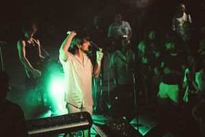 Concert of the rock group MRFY at the <!--LINK'" 0:702--> in 2022. Author: Ksenija Mikor