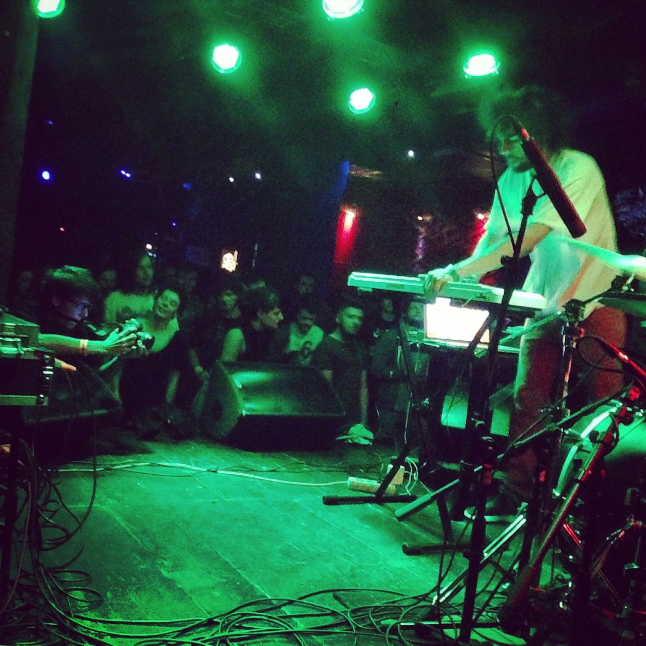 A gig by Blaž + Simon at the 24 Hour Party People festival in 2014