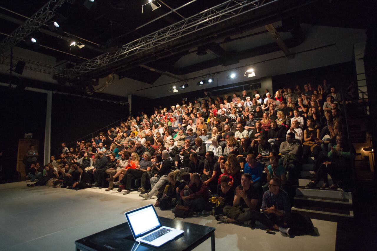 Audience at the Mladi levi Festival, Old Power Station. Author: Nada Žgank