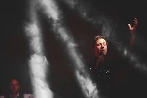 Klemen Slakonja & Small Band at a concert in the park of Vila Hernberstein, <!--LINK'" 0:703--> 2023. Author: Ksenija Mikor