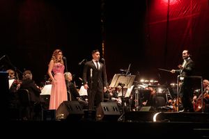 A joint concert by the <!--LINK'" 0:1135--> and the Zagreb Philharmonic Orchestra, held at Kongresni trg as the opening concert of the Ljubljana Festival, 2016
