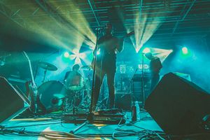 The indie-pop-rock act <!--LINK'" 0:116-->, playing at UD Festival, 2016