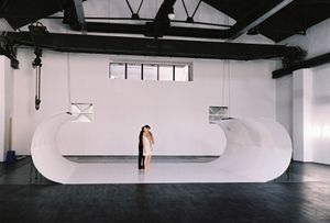 Dance performance <i>A Quick Story</i> by <!--LINK'" 0:527--> and <!--LINK'" 0:528-->, <!--LINK'" 0:529--> production performed at <!--LINK'" 0:530-->, 2004.