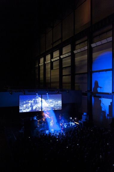 Laibach performing at Tate Modern's Turbine Hall, London, 2012