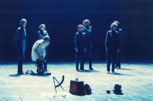 <i>Emilija</i> featured the legendary story of Emilija Kraus who should accompany Napoleon I. on his military campaign in Russia. The performance was produced by <!--LINK'" 0:840--> and staged at <!--LINK'" 0:841--> in 1996